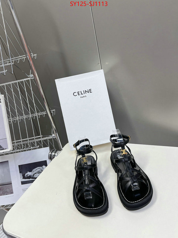 Women Shoes-CELINE mirror copy luxury ID: SJ1113 $: 125USD