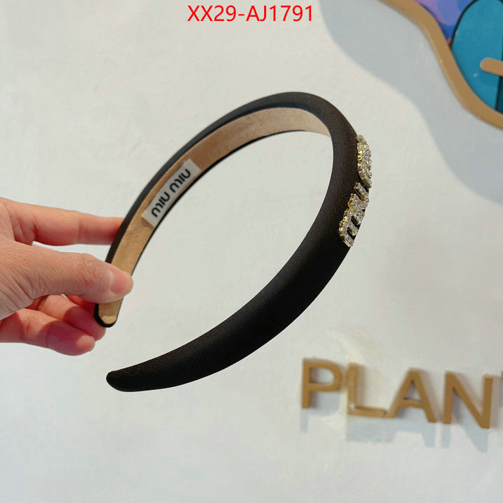 Hair band-MIU MIU good ID: AJ1791 $: 29USD