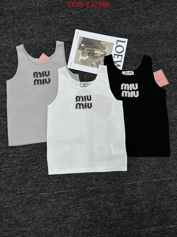 Clothing-MIU MIU unsurpassed quality ID: CJ2346 $: 85USD