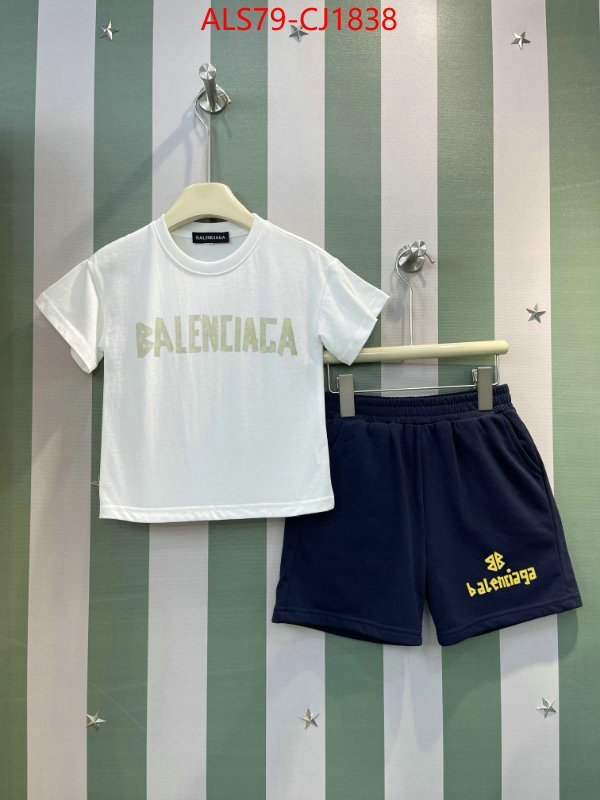 Kids clothing-Balenciaga top perfect fake ID: CJ1838 $: 79USD