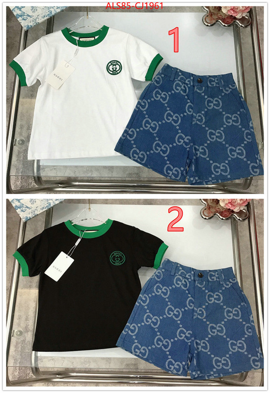 Kids clothing-Gucci luxury fake ID: CJ1961 $: 85USD