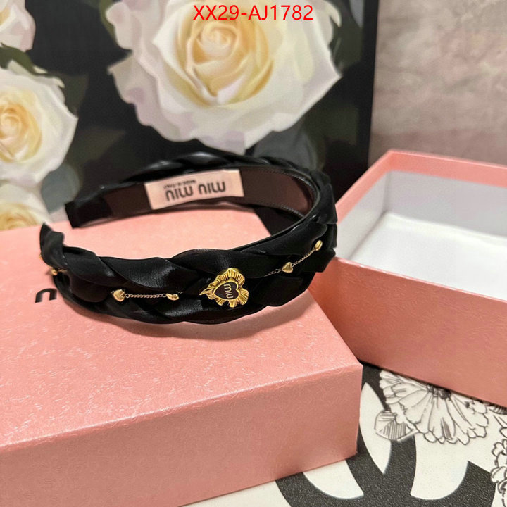 Hair band-MIU MIU top quality designer replica ID: AJ1782 $: 29USD