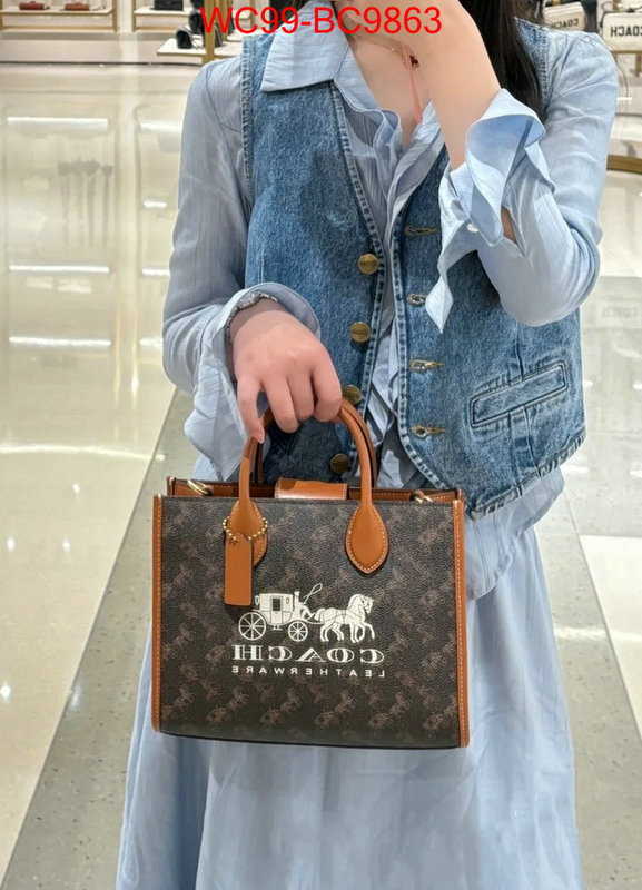 Coach Bags(4A)-Handbag- practical and versatile replica designer ID: BC9863 $: 99USD,