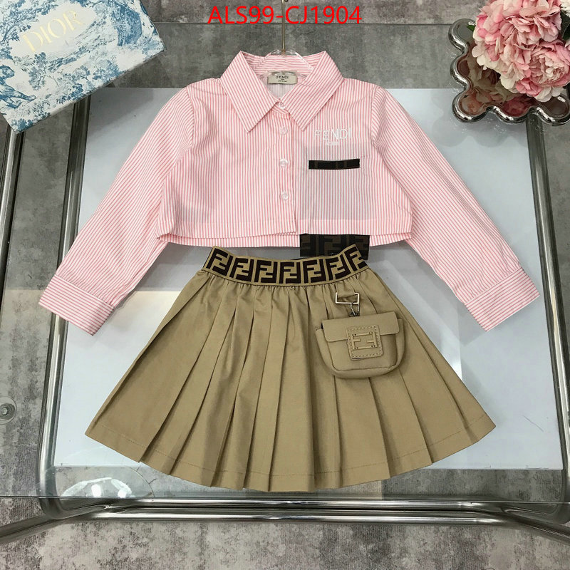 Kids clothing-Fendi 2024 replica wholesale cheap sales online ID: CJ1904 $: 99USD