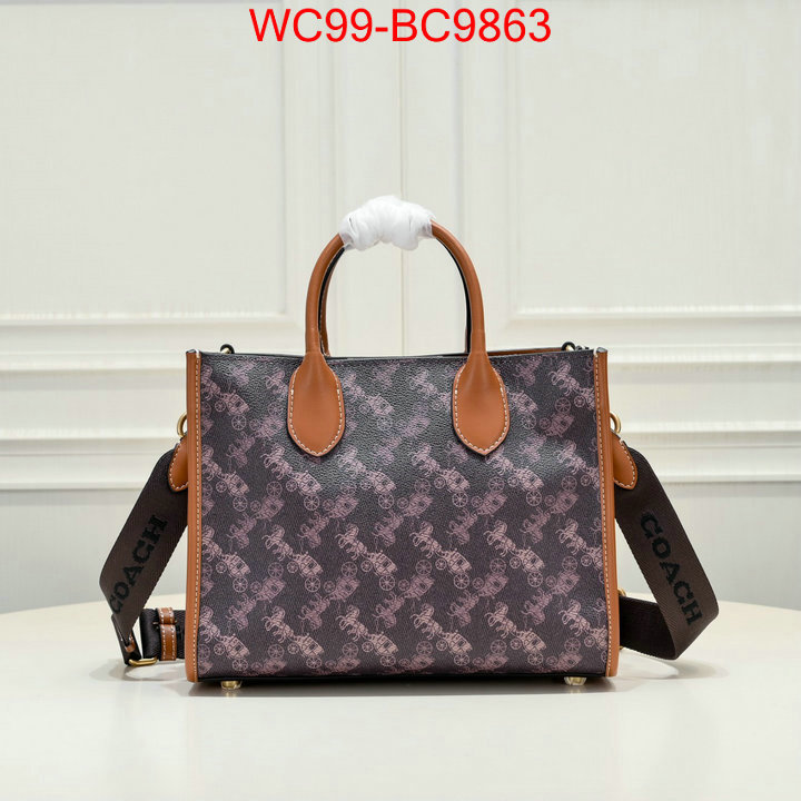 Coach Bags(4A)-Handbag- practical and versatile replica designer ID: BC9863 $: 99USD,