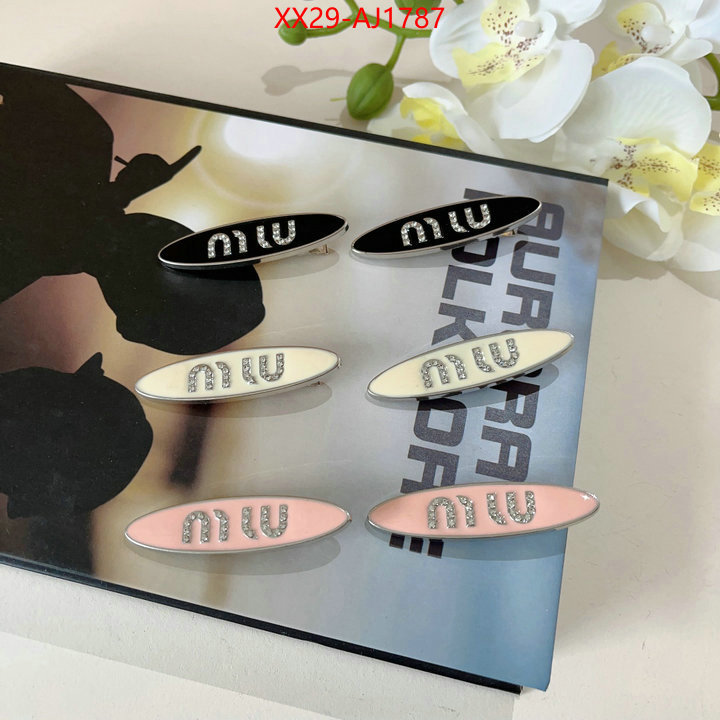 Hair band-MIU MIU cheap ID: AJ1787 $: 29USD