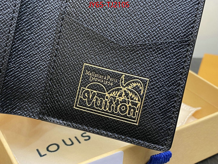 LV Bags(TOP)-Wallet sale outlet online ID: TJ2105 $: 65USD,