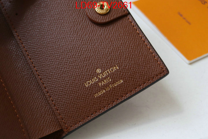 LV Bags(TOP)-Wallet high quality customize ID: TV2661 $: 69USD,