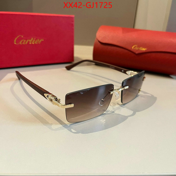 Glasses-Cartier best quality designer ID: GJ1725 $: 42USD