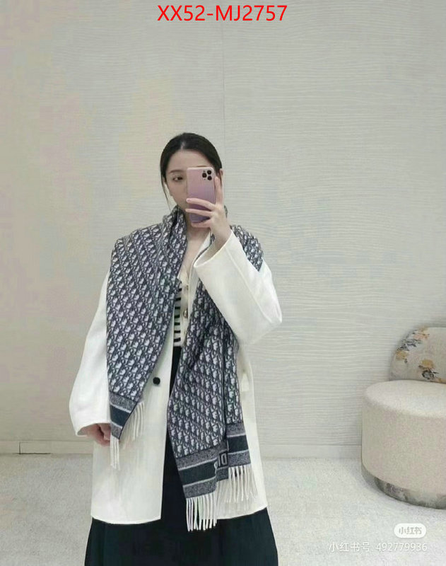 Scarf-Dior the highest quality fake ID: MJ2757 $: 52USD