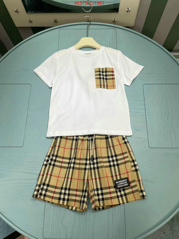 Kids clothing-Burberry good quality replica ID: CJ1861 $: 75USD