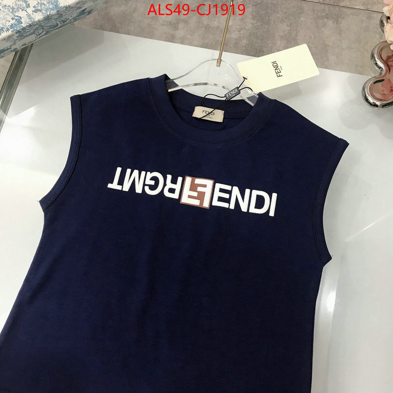 Kids clothing-Fendi wholesale 2024 replica ID: CJ1919 $: 49USD