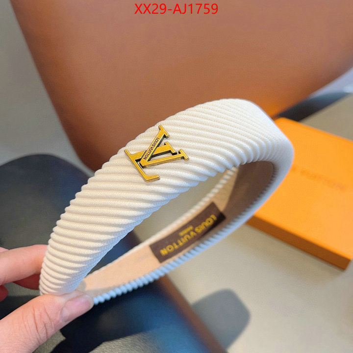 Hair band-LV replica ID: AJ1759 $: 29USD