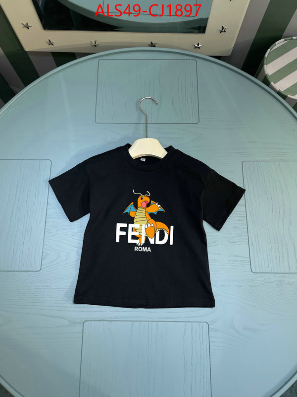 Kids clothing-Fendi aaaaa quality replica ID: CJ1897 $: 49USD