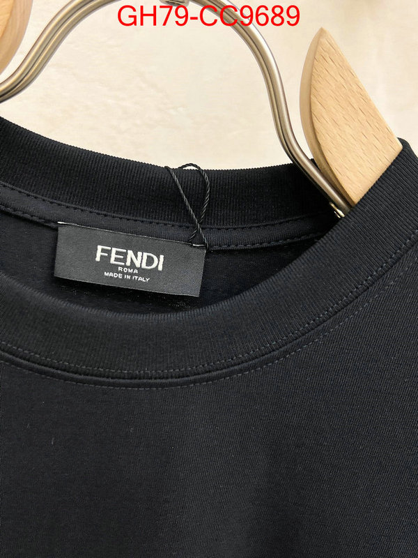 Clothing-Fendi fake ID: CC9689 $: 79USD