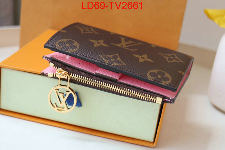 LV Bags(TOP)-Wallet high quality customize ID: TV2661 $: 69USD,