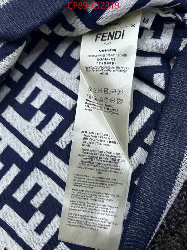 Clothing-Fendi replica best ID: CJ2319 $: 89USD