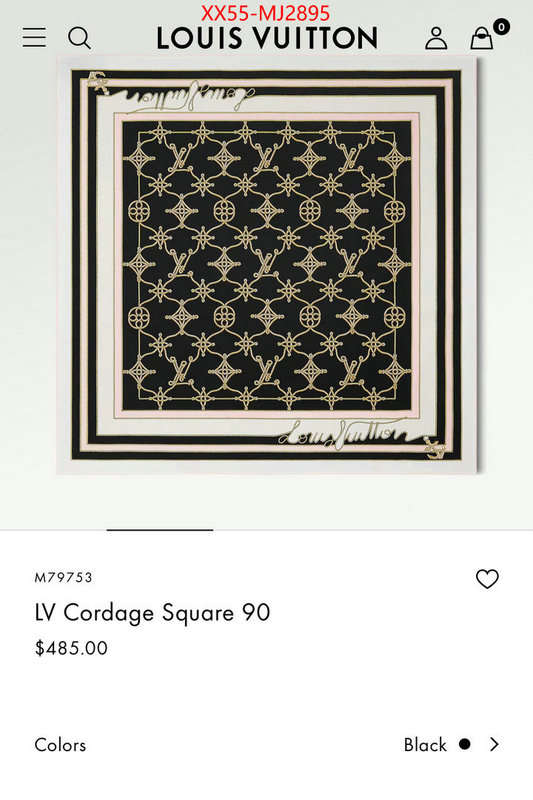 Scarf-LV where can i find ID: MJ2895 $: 55USD