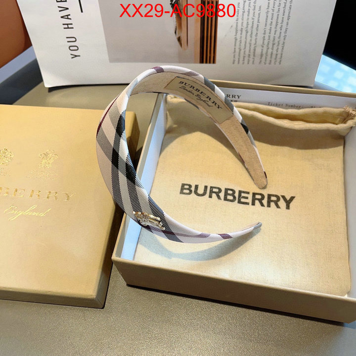 Hair band-Burberry wholesale designer shop ID: AC9880 $: 29USD