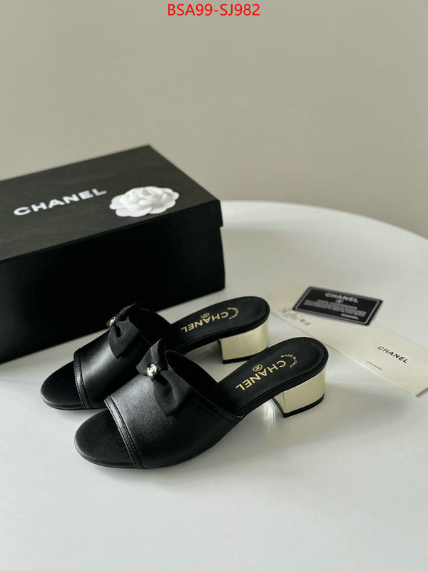 Women Shoes-Chanel high-end designer ID: SJ982 $: 99USD