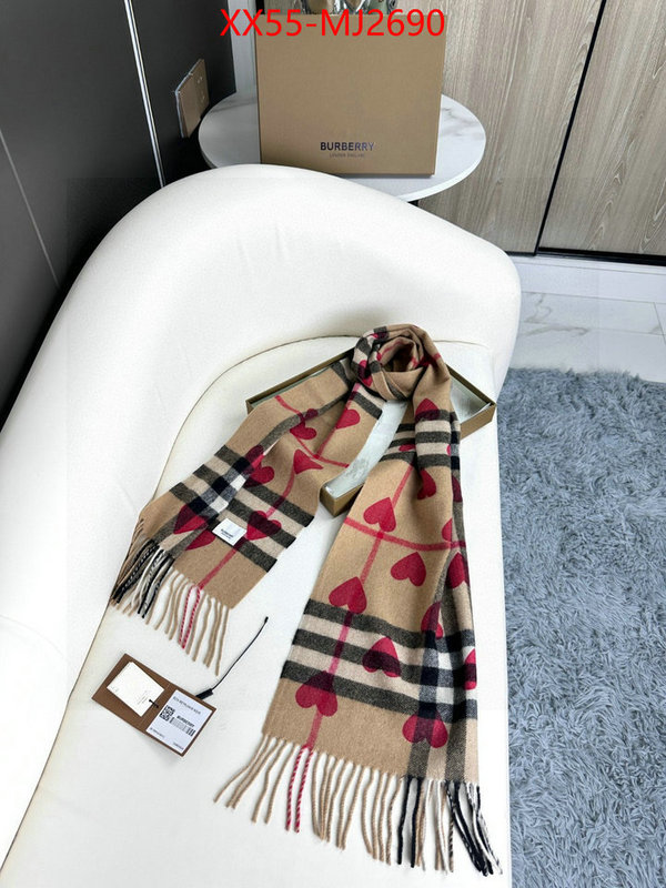 Scarf-Burberry perfect quality ID: MJ2690 $: 55USD