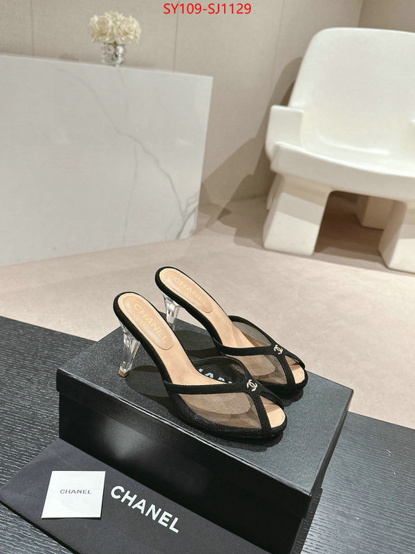 Women Shoes-Chanel designer fake ID: SJ1129 $: 109USD