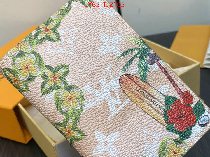 LV Bags(TOP)-Wallet sale outlet online ID: TJ2105 $: 65USD,