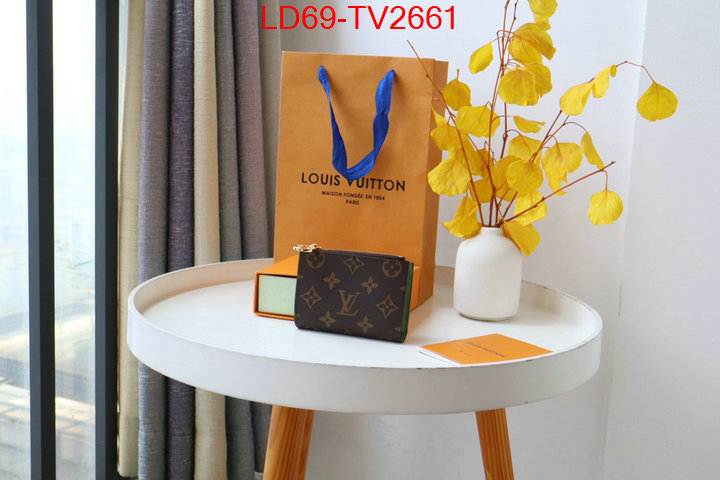 LV Bags(TOP)-Wallet high quality customize ID: TV2661 $: 69USD,