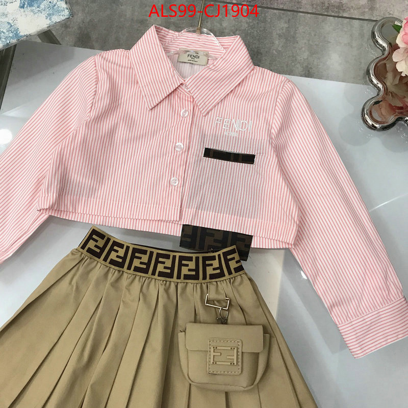 Kids clothing-Fendi 2024 replica wholesale cheap sales online ID: CJ1904 $: 99USD