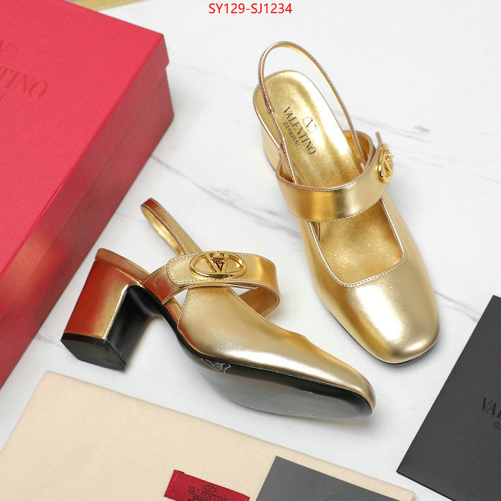 Women Shoes-Valentino replica shop ID: SJ1234 $: 129USD