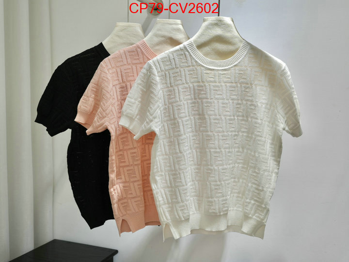 Clothing-Fendi fashion replica ID: CV2602 $: 79USD