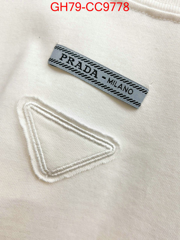 Clothing-Prada buy 1:1 ID: CC9778 $: 79USD