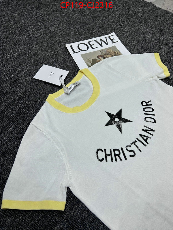 Clothing-Dior replica 1:1 high quality ID: CJ2316 $: 119USD