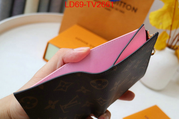 LV Bags(TOP)-Wallet high quality customize ID: TV2661 $: 69USD,