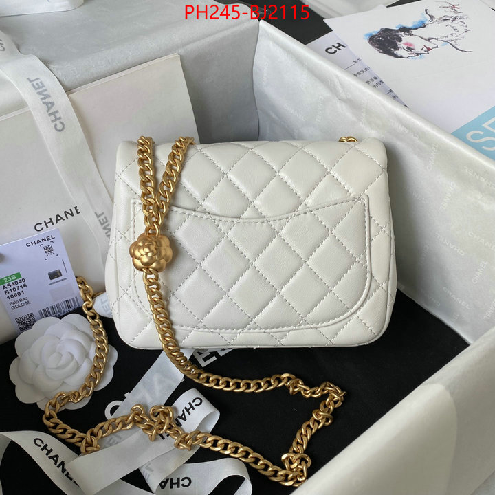 Chanel Bags(TOP)-Crossbody- top quality designer replica ID: BJ2115 $: 245USD,