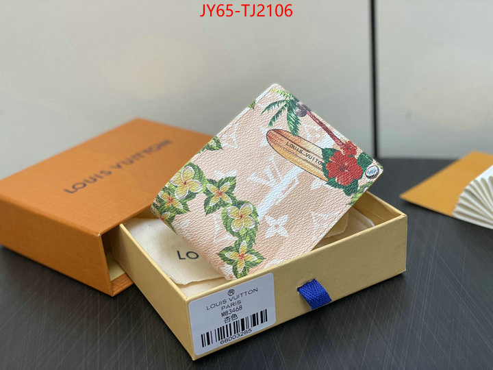 LV Bags(TOP)-Wallet best replica 1:1 ID: TJ2106 $: 65USD,