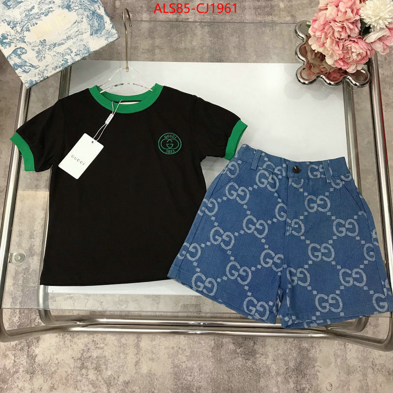 Kids clothing-Gucci luxury fake ID: CJ1961 $: 85USD