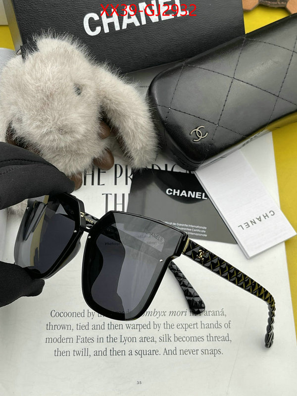 Glasses-Chanel where to buy ID: GJ2932 $: 39USD