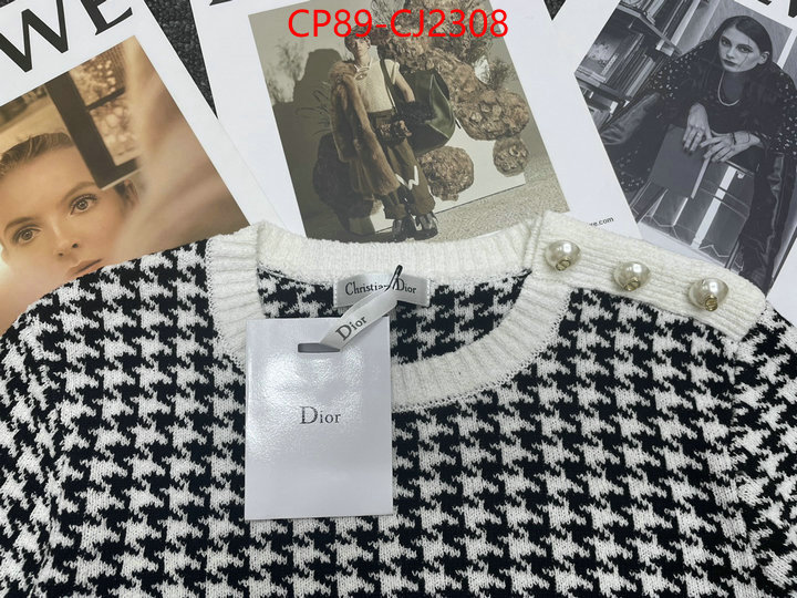 Clothing-Dior from china ID: CJ2308 $: 89USD