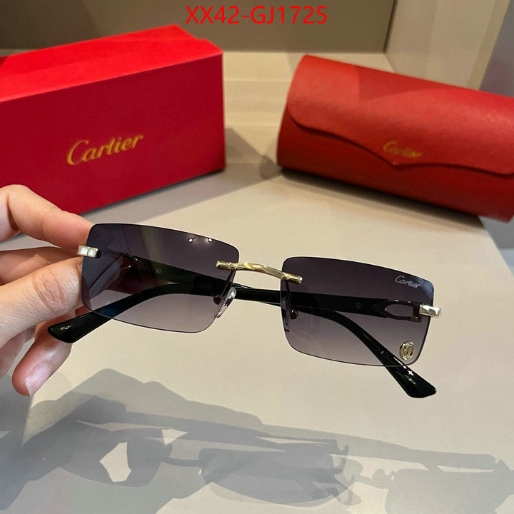 Glasses-Cartier best quality designer ID: GJ1725 $: 42USD