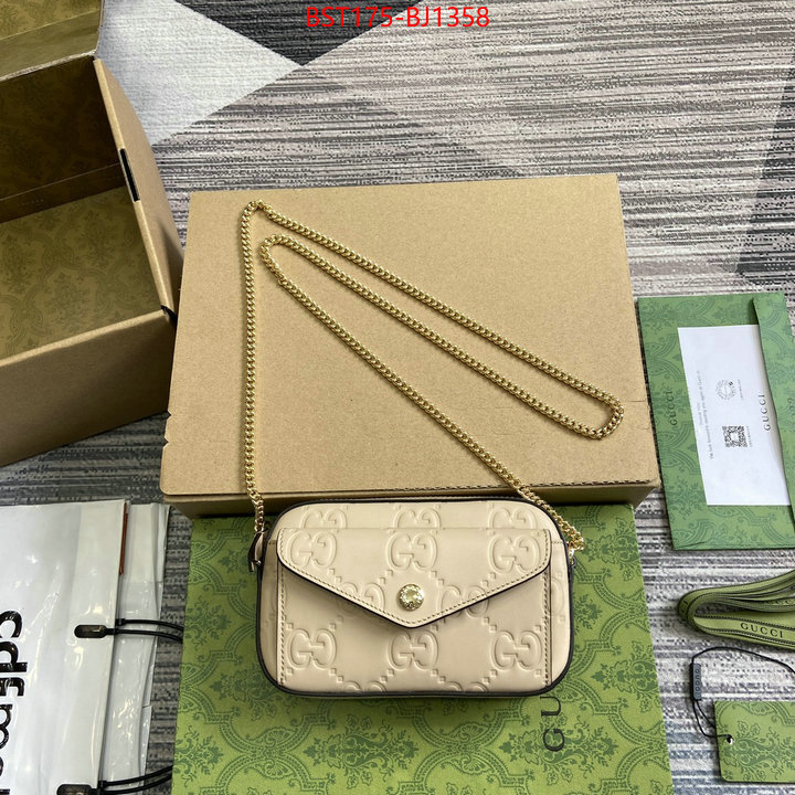 Gucci Bags(TOP)-Crossbody- wholesale replica shop ID: BJ1358 $: 175USD,