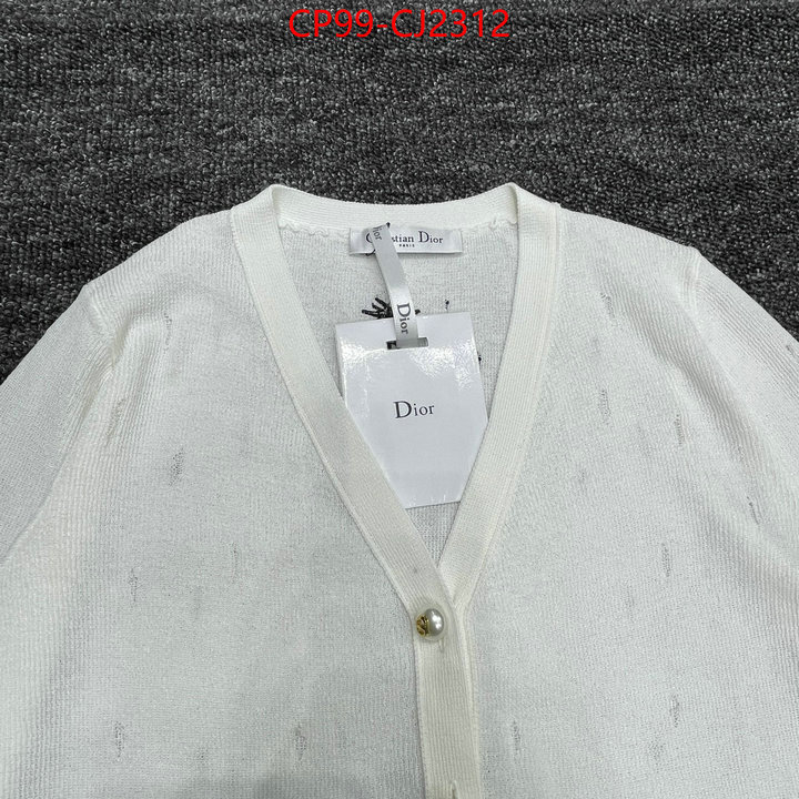 Clothing-Dior best luxury replica ID: CJ2312 $: 99USD