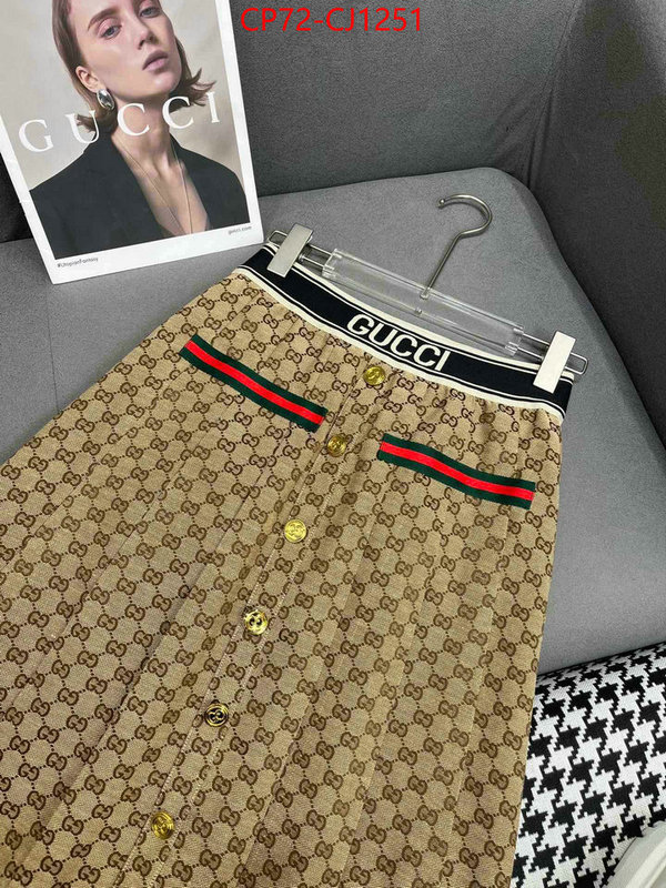 Clothing-Gucci designer replica ID: CJ1251 $: 72USD