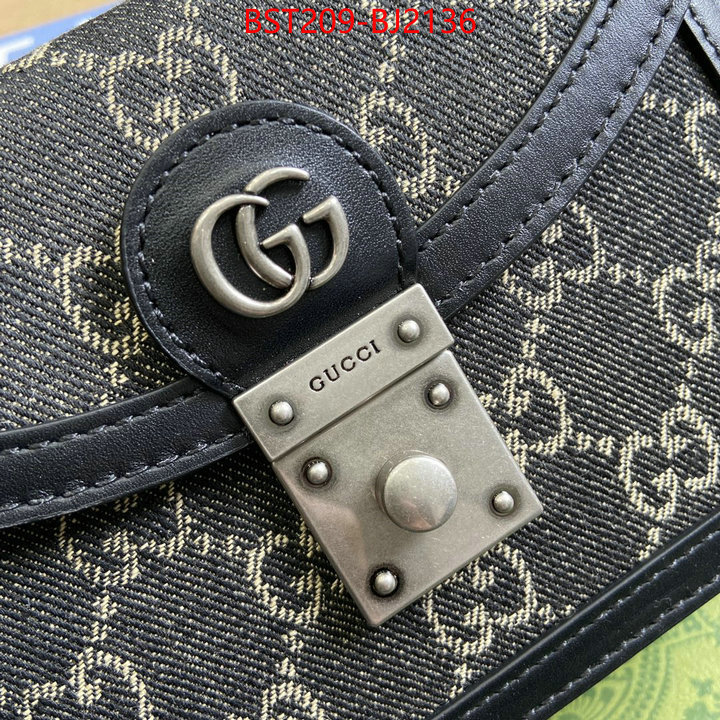 Gucci Bags(TOP)-Crossbody- wholesale imitation designer replicas ID: BJ2136 $: 209USD,