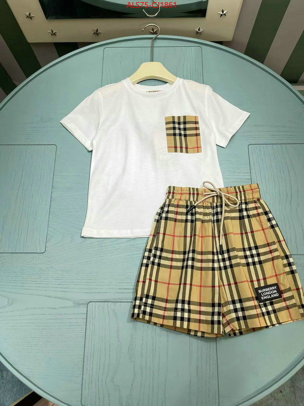 Kids clothing-Burberry good quality replica ID: CJ1861 $: 75USD