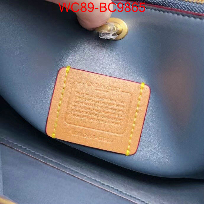 Coach Bags(4A)-Handbag- can i buy replica ID: BC9865 $: 89USD,
