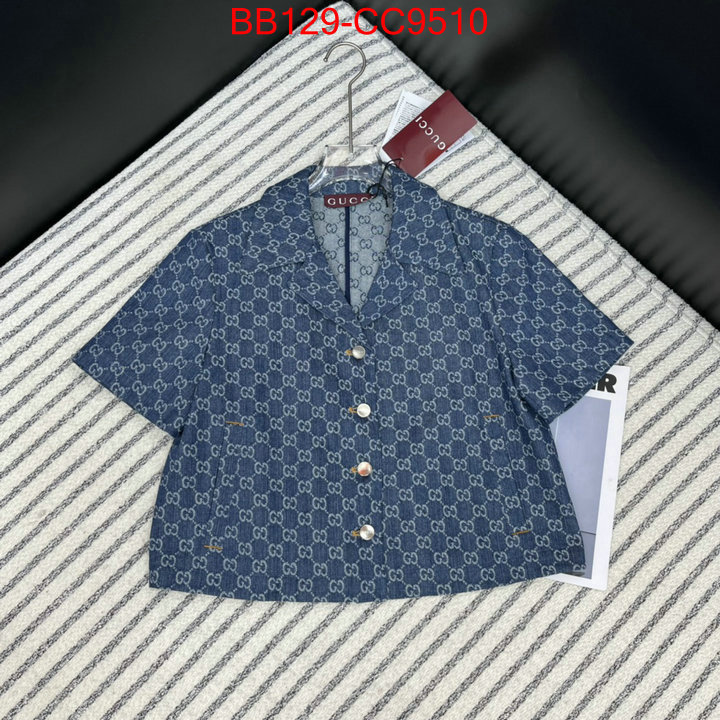 Clothing-Gucci where should i buy to receive ID: CC9510 $: 129USD