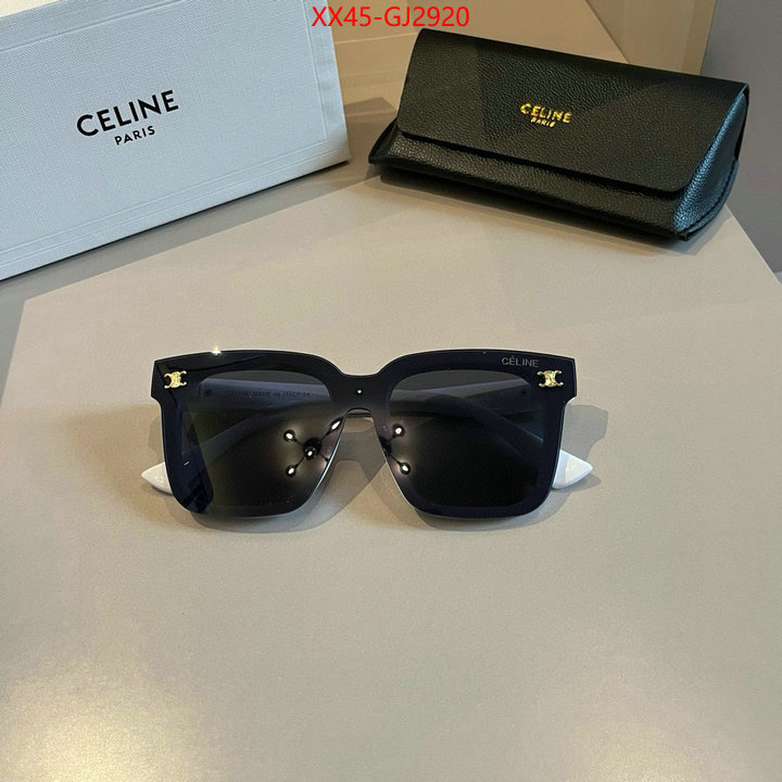 Glasses-CELINE how to start selling replica ID: GJ2920 $: 45USD