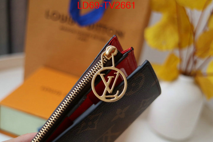 LV Bags(TOP)-Wallet high quality customize ID: TV2661 $: 69USD,