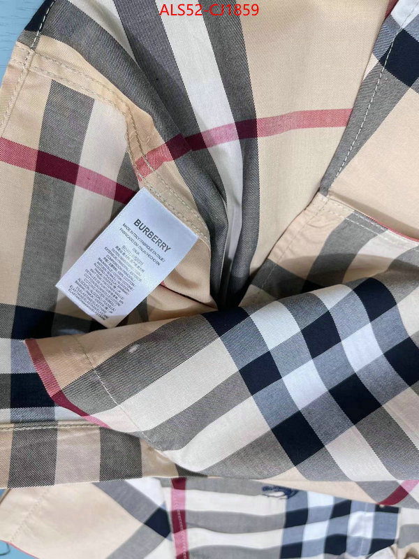 Kids clothing-Burberry replica 1:1 ID: CJ1859 $: 52USD